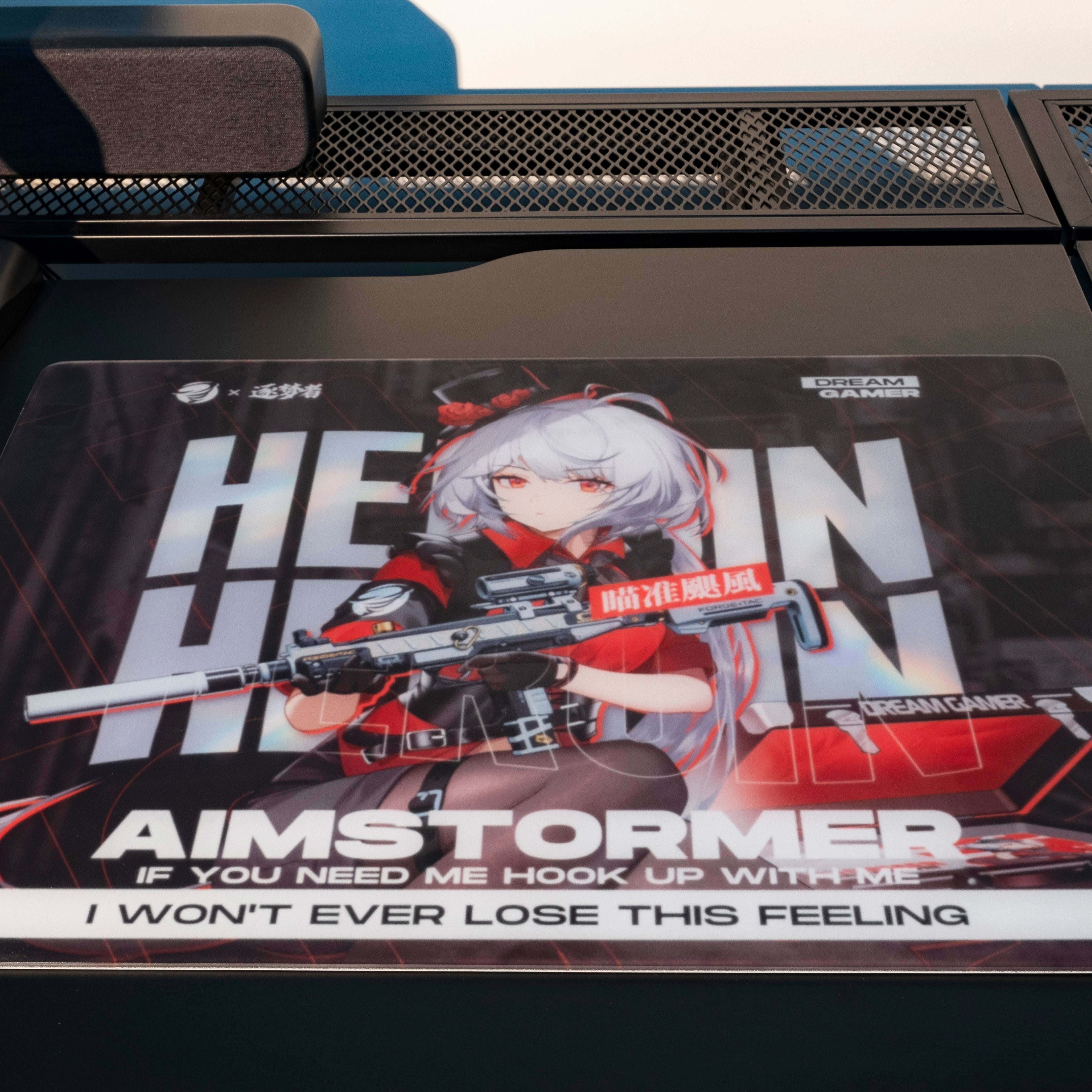 Dream Gamer 浮 コントロール型 ガラスマウスパッド