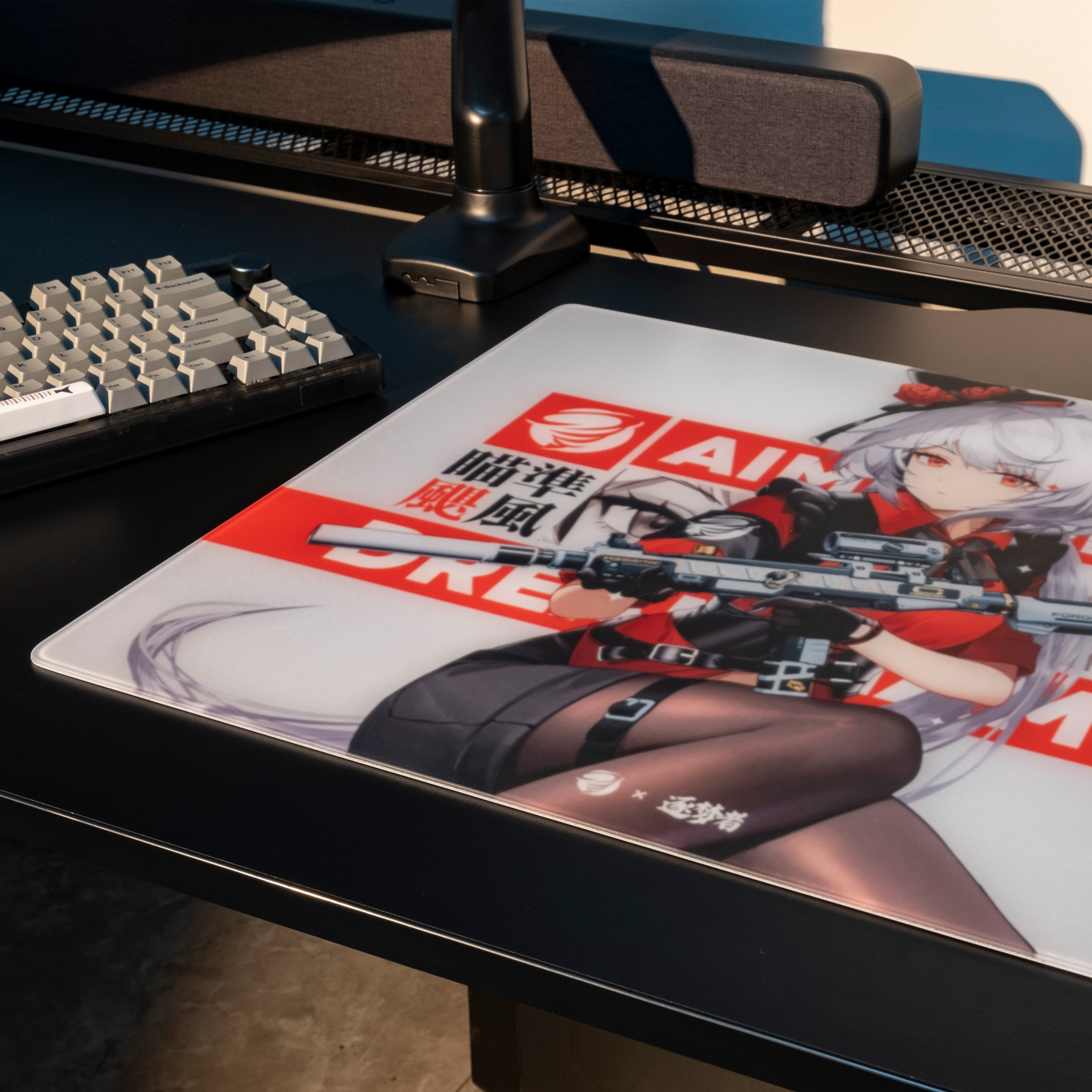 Dream Gamer 浮 コントロール型 ガラスマウスパッド