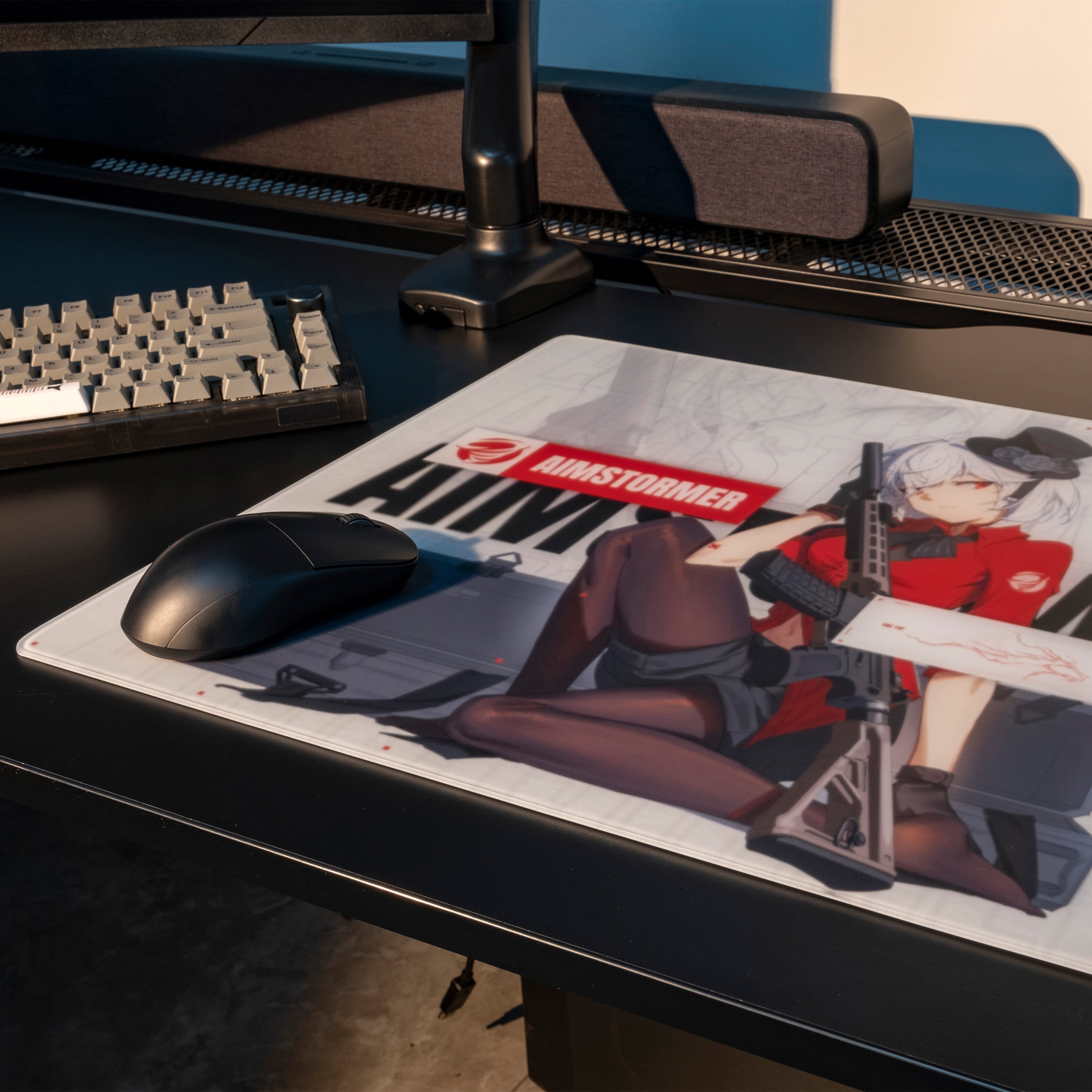 Dream Gamer 逐夢者 雷 Thunder スピード型 ガラスマウスパッド