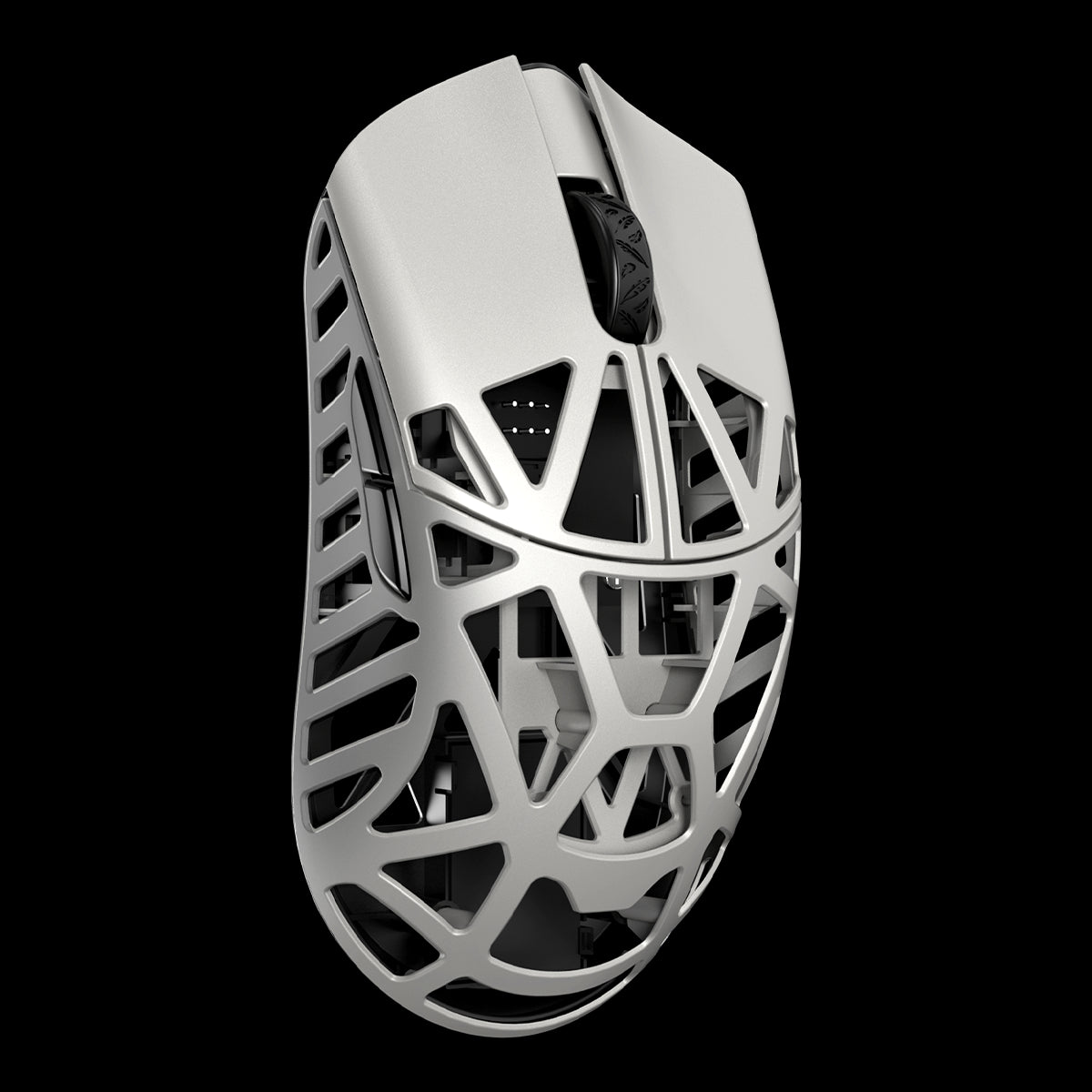 SMACKAPE WLMOUSE Beast X Pro 超軽量 39g マグネシウム ゲーミングマウス PAW3950 HSセンサー 8Kポーリングレート 30000DPI OM TTCスイッチ カスタマイズ可能なサイドパネル ブラック OM スイッチサイドスリット