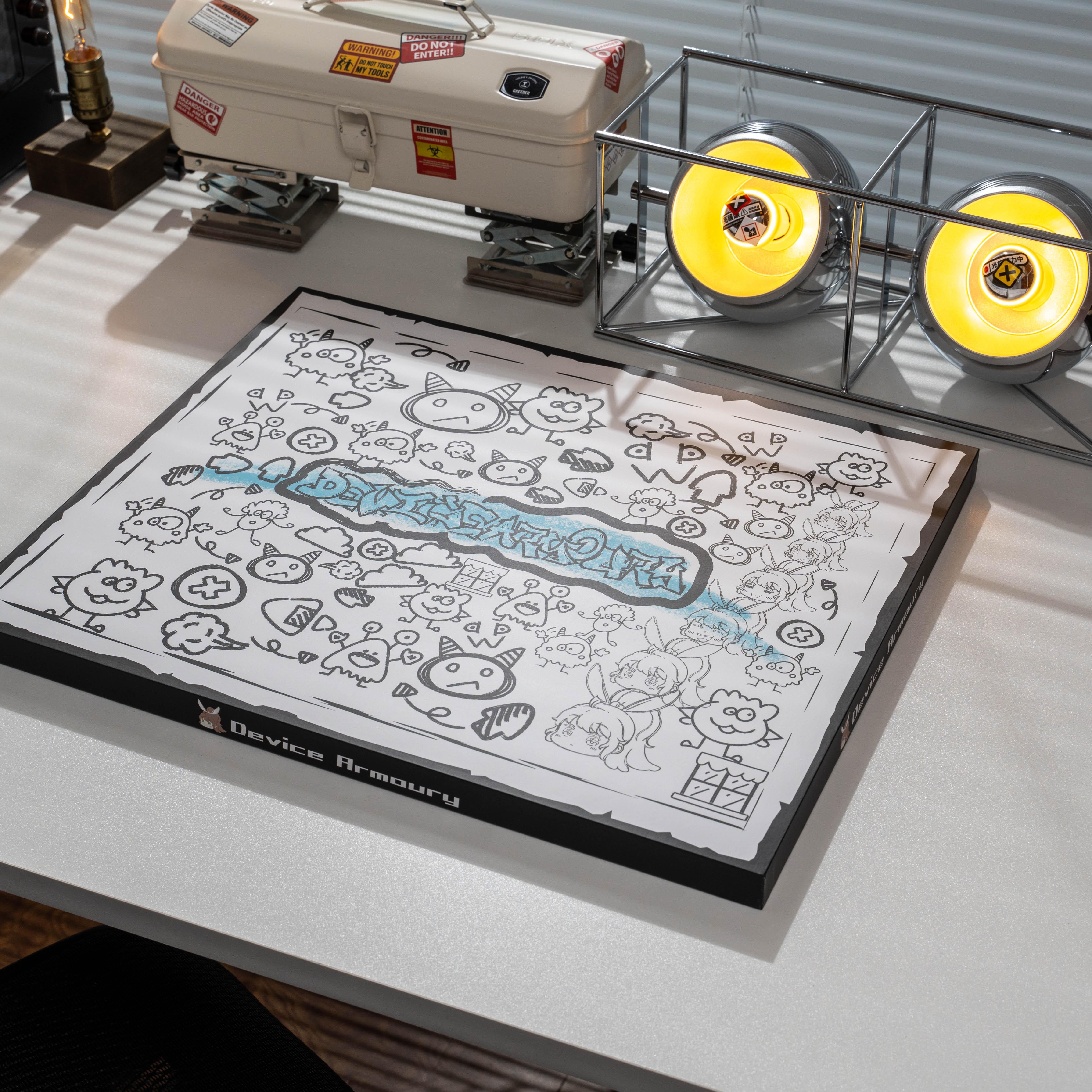 DeviceArmoury ガラス製ゲーミングマウスパッド 003