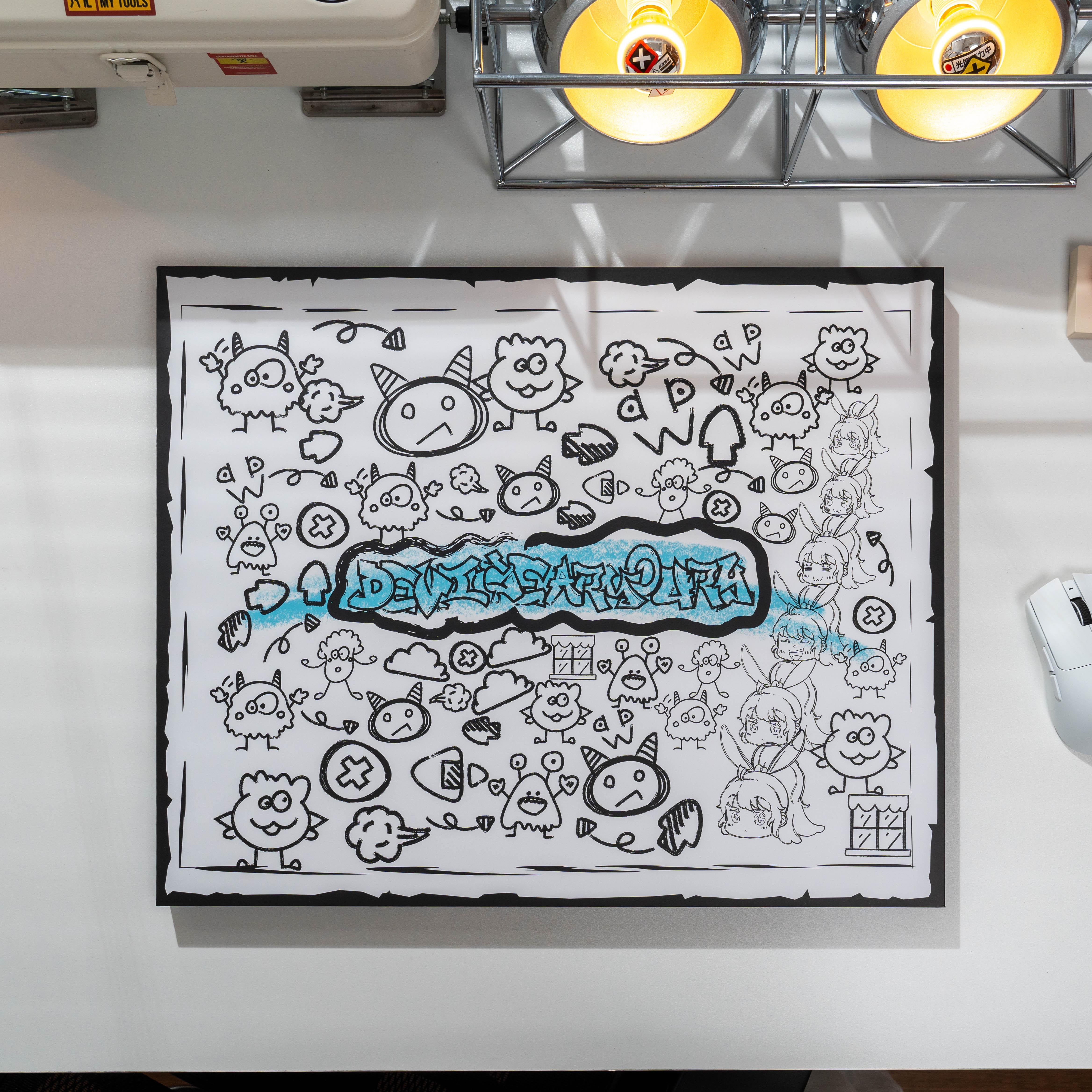 DeviceArmoury ガラス製ゲーミングマウスパッド 003